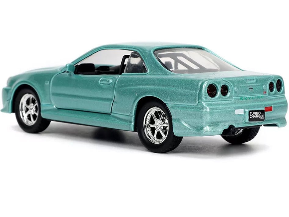 Fast & Furious Brian's 2002 Nissan Skyline GT-R (R34) 1/32 Scale Model Gallery Image 4