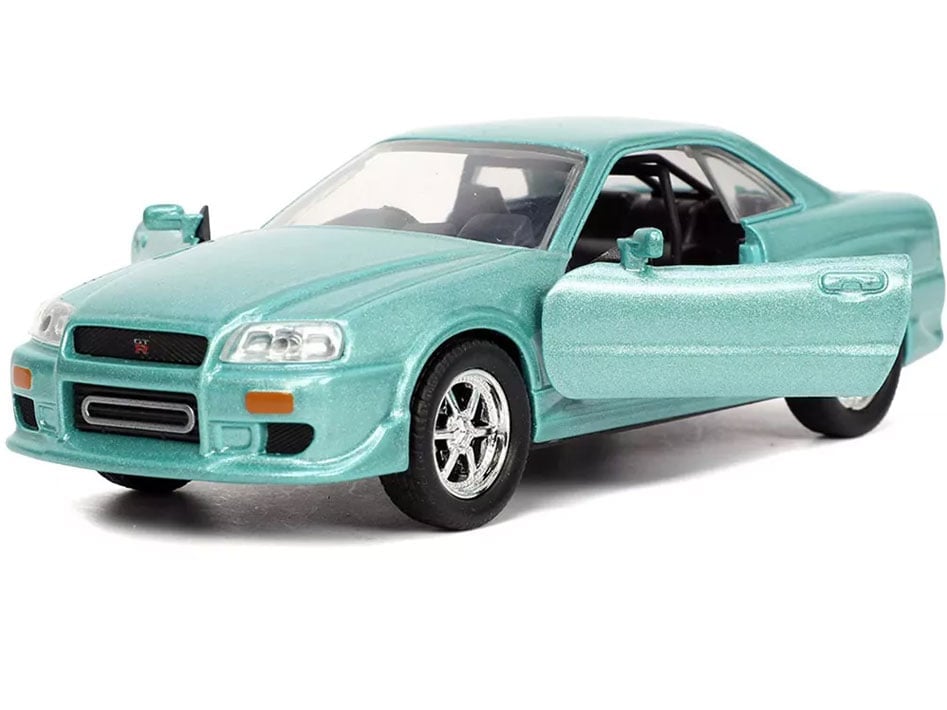 Fast & Furious Brian's 2002 Nissan Skyline GT-R (R34) 1/32 Scale Model Gallery Image 7