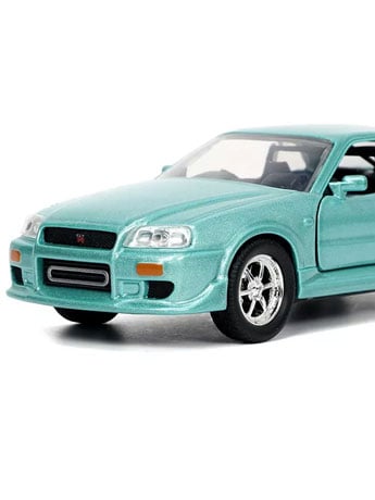 Fast & Furious Brian's 2002 Nissan Skyline GT-R (R34) 1/32 Scale Model Gallery Image 2