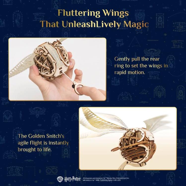 Harry Potter Magic Collectibles Golden Snitch Craft Kit Set Gallery Image 6