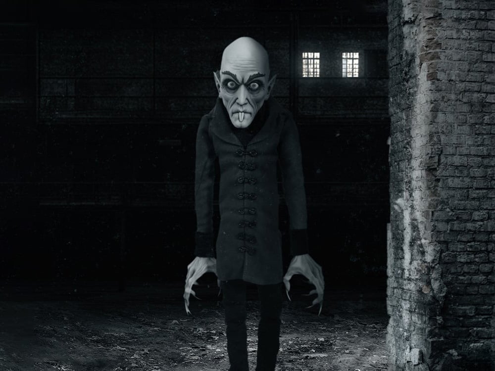 Nosferatu Mezco Designer Series Count Orlok Roto Plush Doll Gallery Image 1
