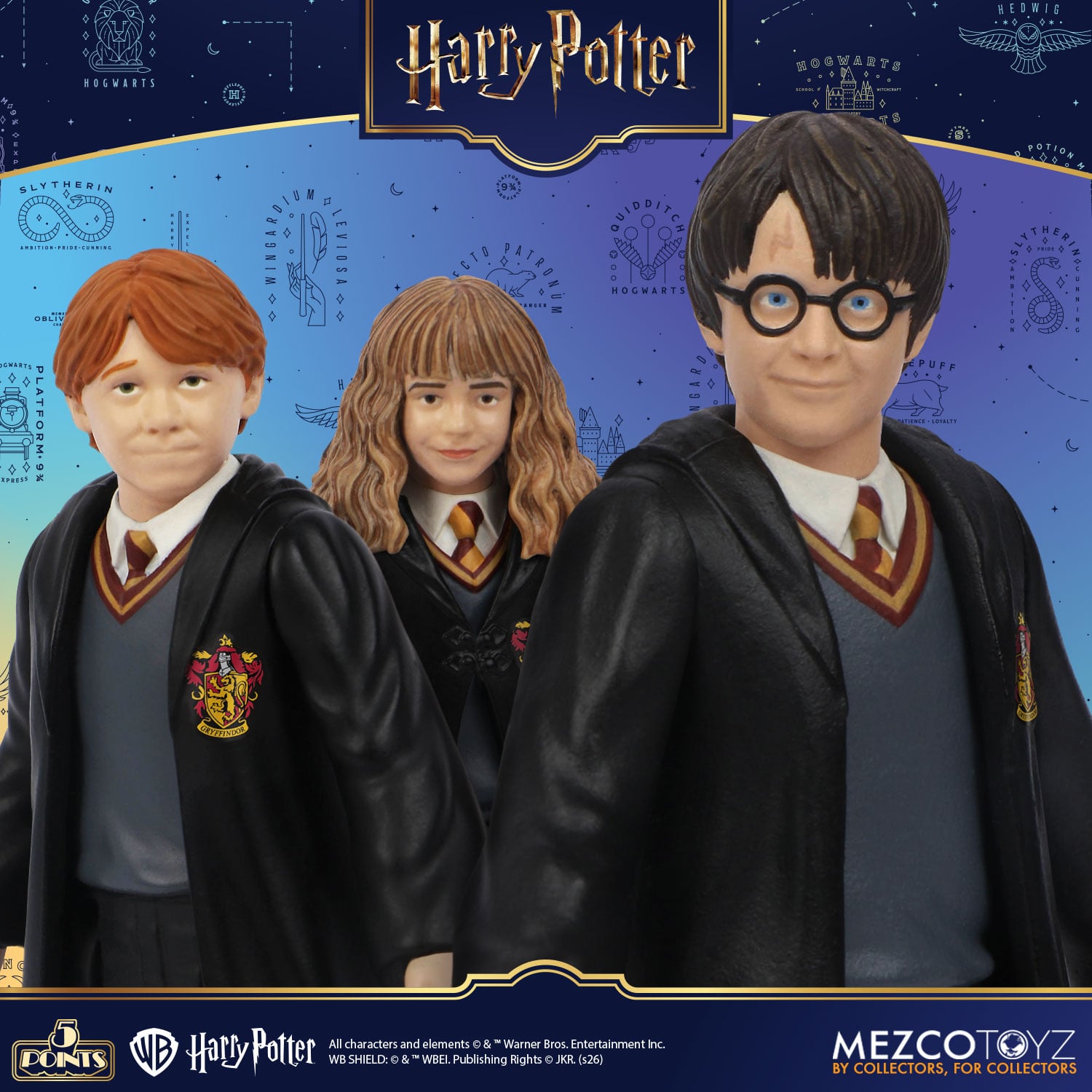 Harry Potter 5 Points Series 1 Set of 4 Action Figures Gallery Image 13