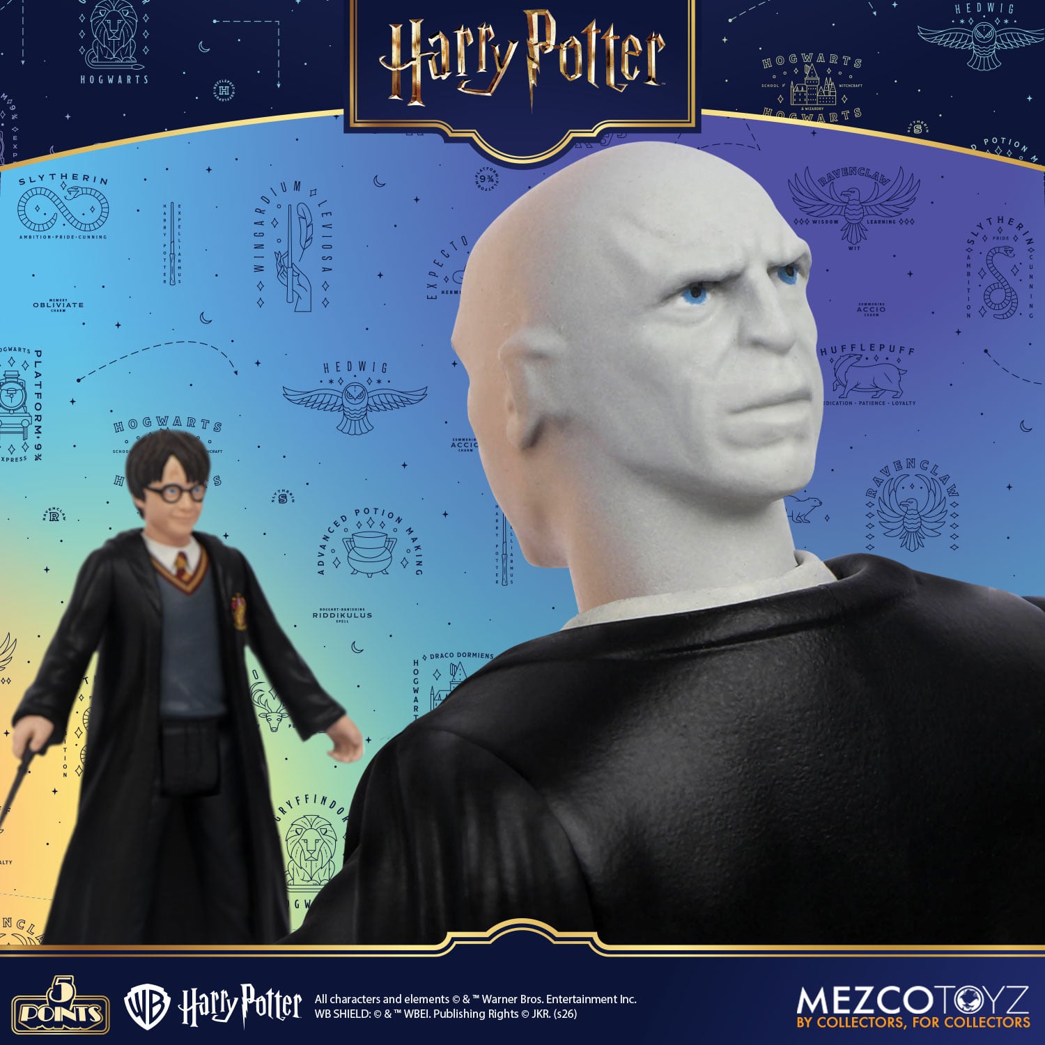 Harry Potter 5 Points Series 1 Set of 4 Action Figures Gallery Image 18