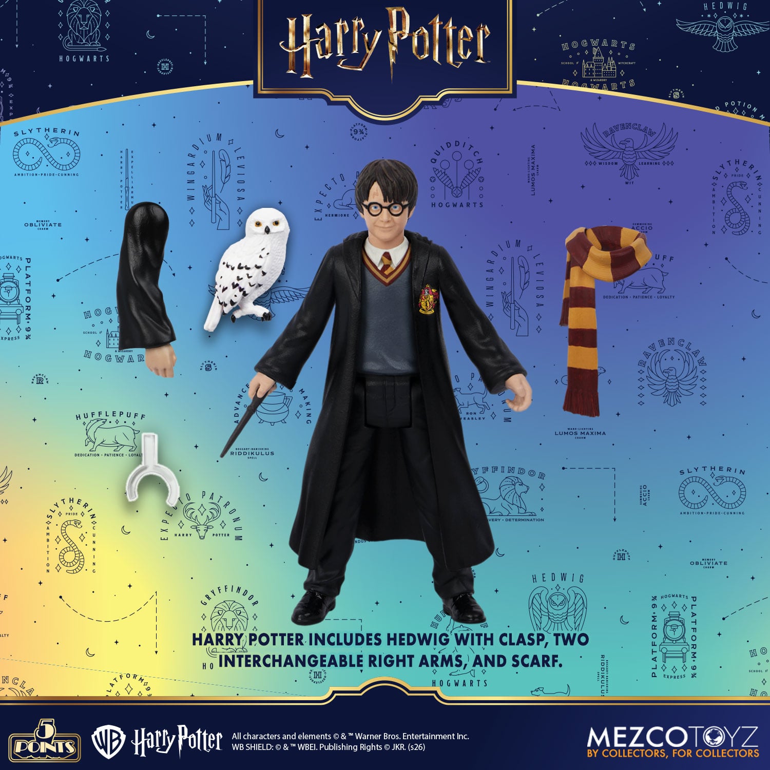 Harry Potter 5 Points Series 1 Set of 4 Action Figures Gallery Image 6
