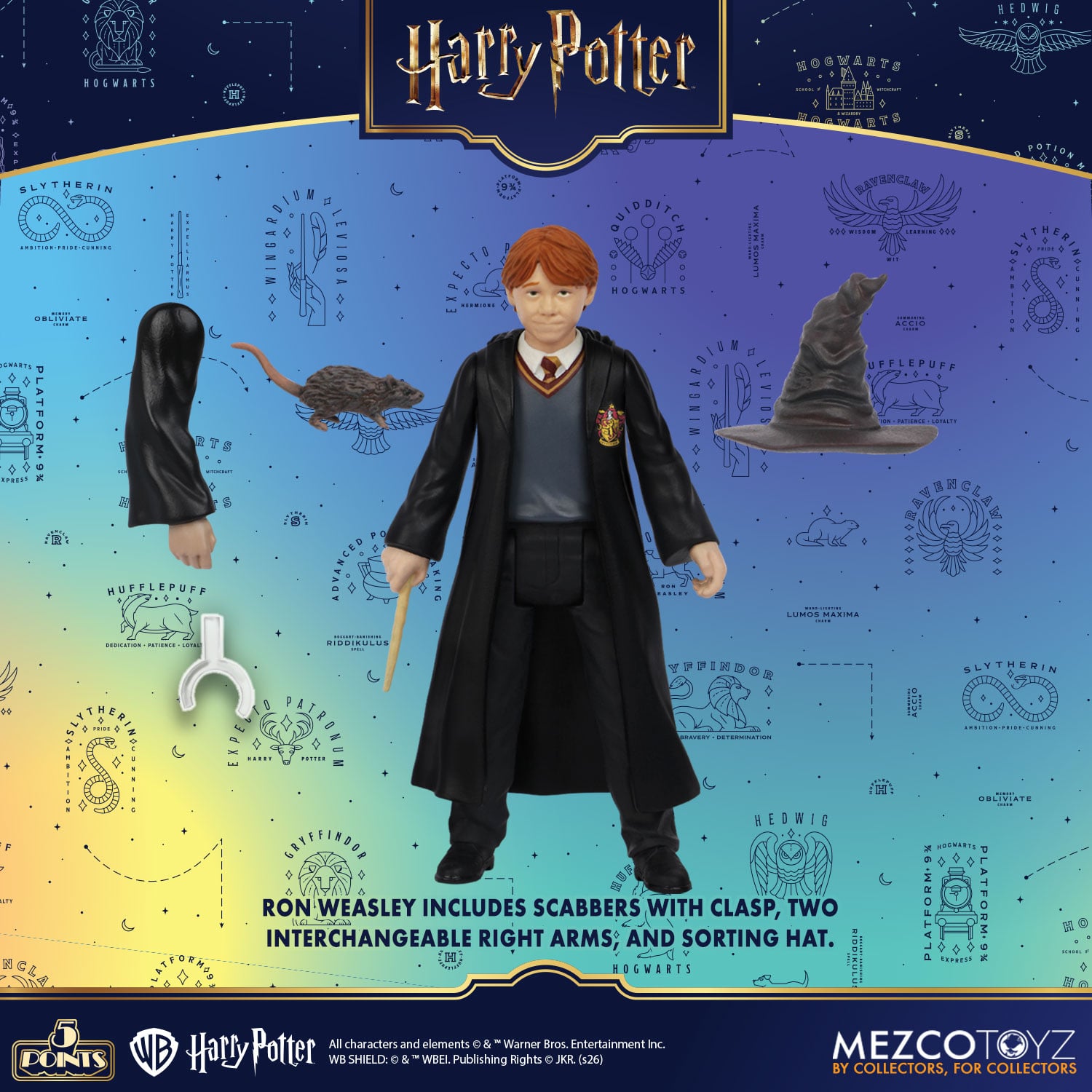 Harry Potter 5 Points Series 1 Set of 4 Action Figures Gallery Image 12