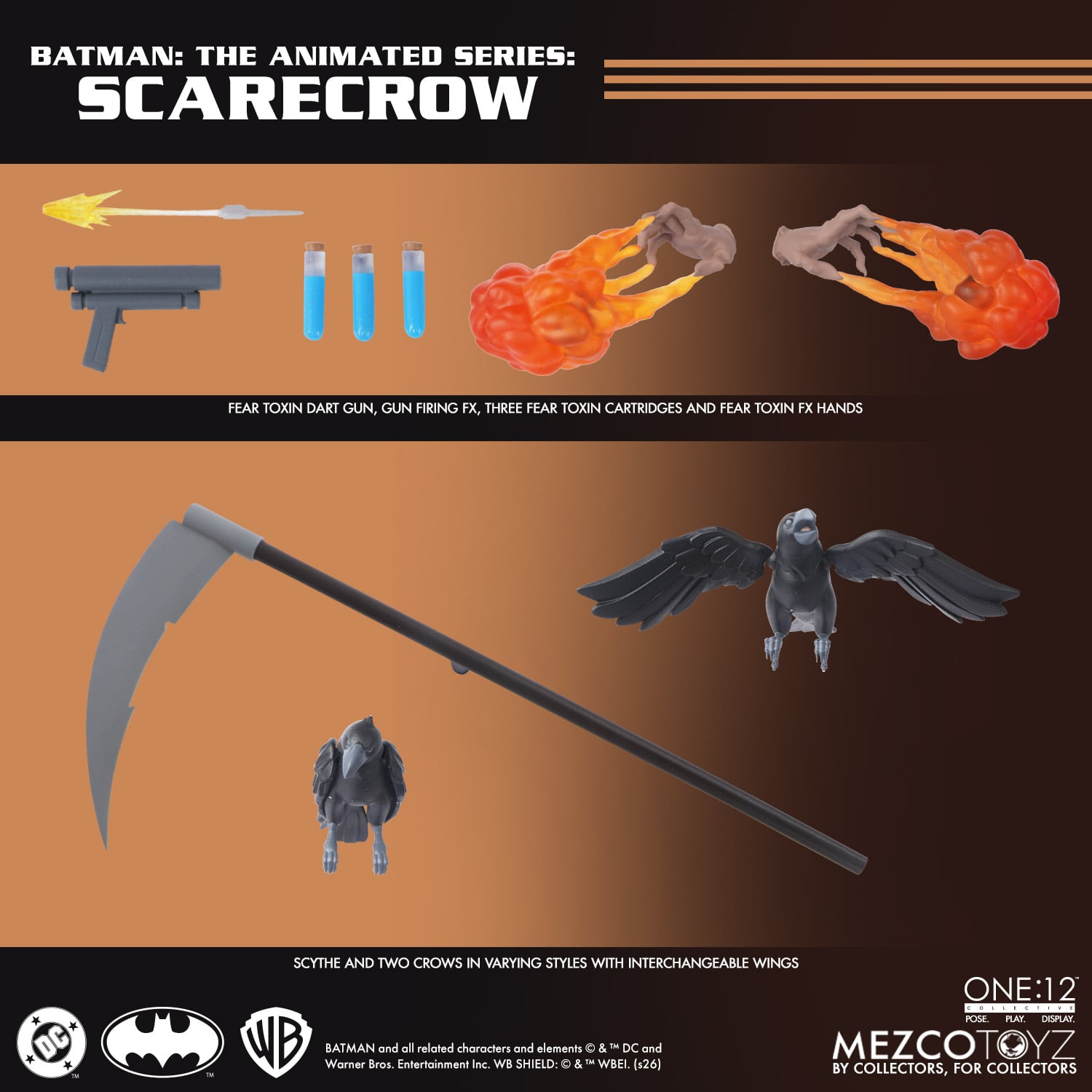 Batman: The Animated Series One:12 Collective Scarecrow Action Figure Gallery Image 20