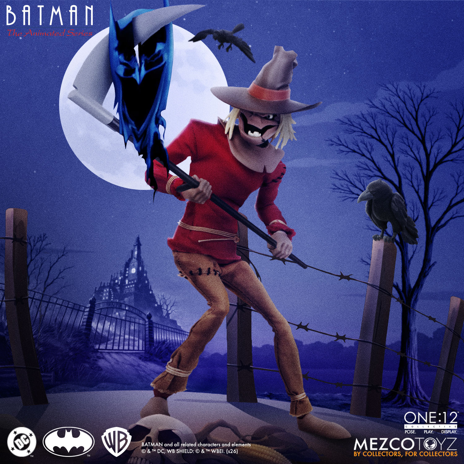 Batman: The Animated Series One:12 Collective Scarecrow Action Figure Gallery Image 3