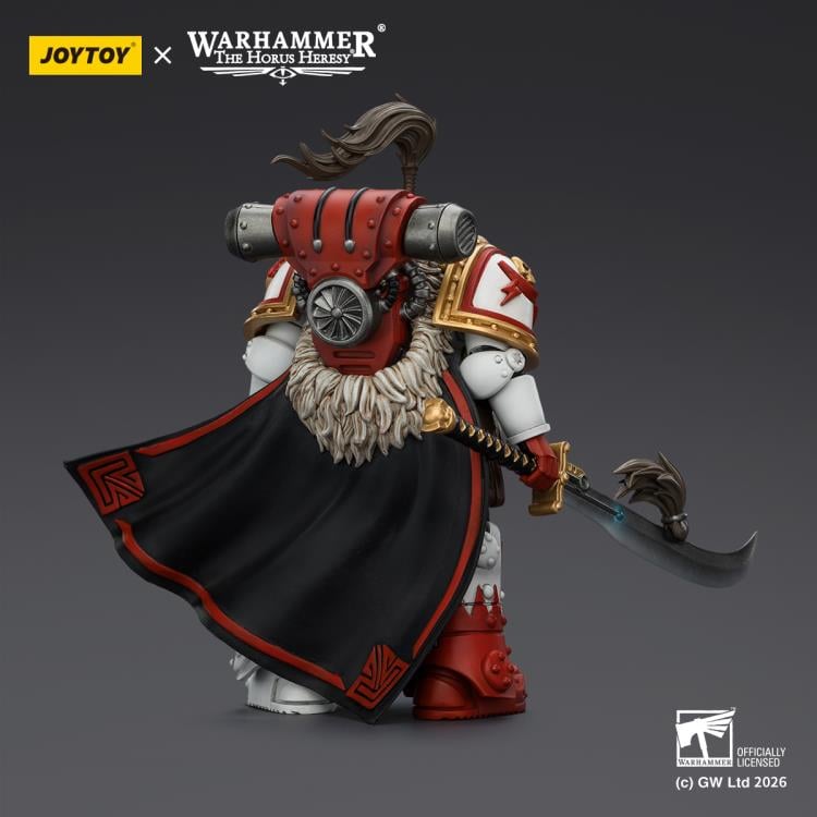 Warhammer: The Horus Heresy White Scars Hibou Khan Seeker of Atonement with The Breath of the Storm Powersword 1/18 Scale Action Figure Gallery Image 7