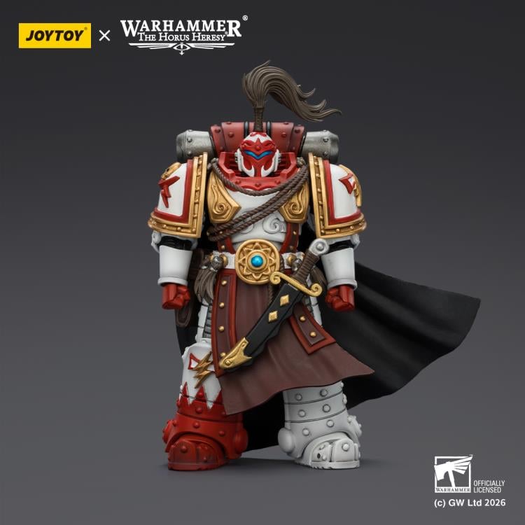 Warhammer: The Horus Heresy White Scars Hibou Khan Seeker of Atonement with The Breath of the Storm Powersword 1/18 Scale Action Figure Gallery Image 4