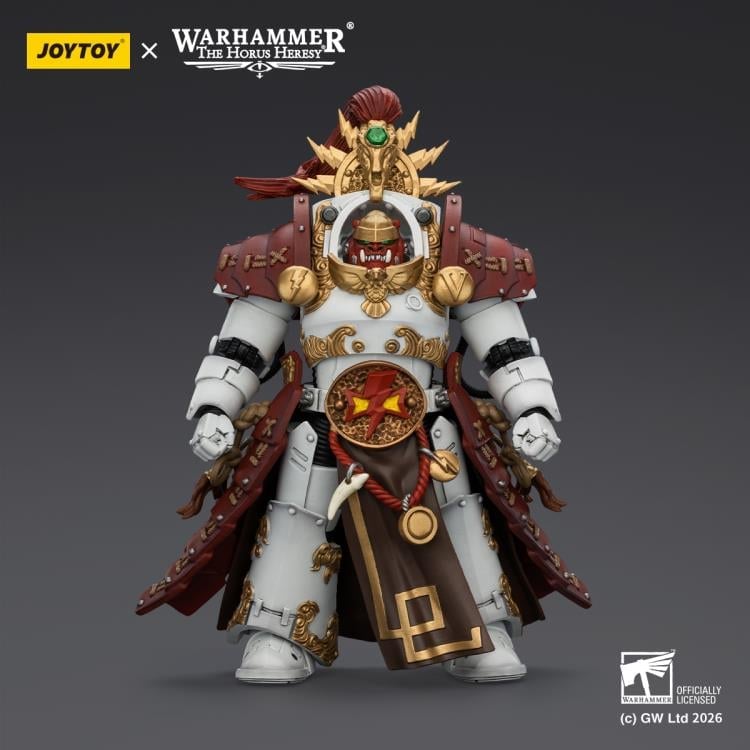 Warhammer: The Horus Heresy White Scars Qin Xa Master of the Keshig with The Tails of the Dragon Blades 1/18 Scale Action Figure Gallery Image 4