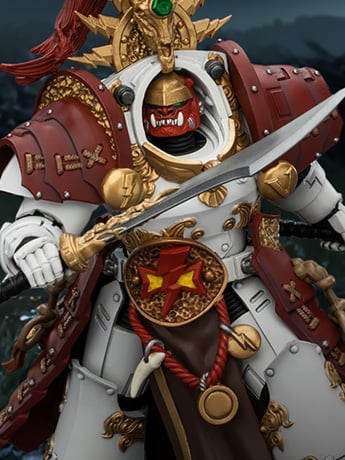 Warhammer: The Horus Heresy White Scars Qin Xa Master of the Keshig with The Tails of the Dragon Blades 1/18 Scale Action Figure Gallery Image 2