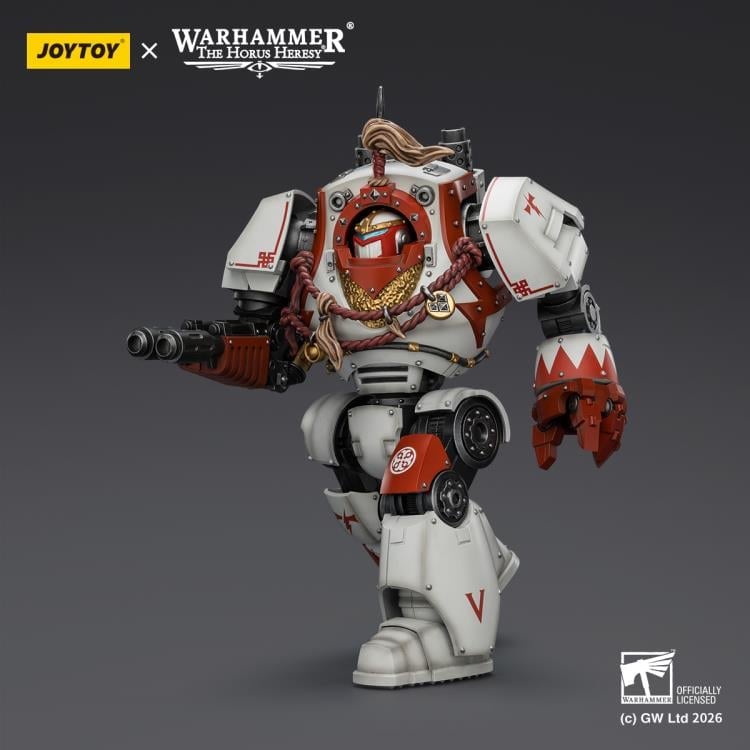 Warhammer: The Horus Heresy White Scars Contemptor Dreadnought with Melta Cannon and Gravis Power Fist 1/18 Scale Action Figure Gallery Image 7