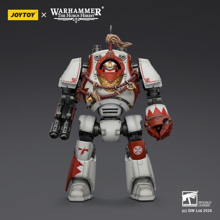 Warhammer: The Horus Heresy White Scars Contemptor Dreadnought with Melta Cannon and Gravis Power Fist 1/18 Scale Action Figure Gallery Image 4