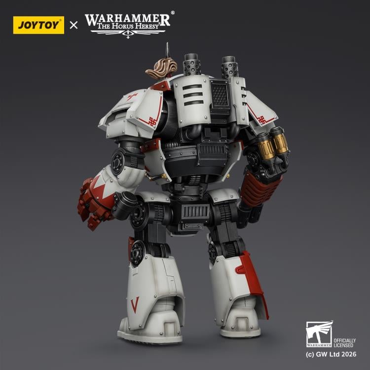 Warhammer: The Horus Heresy White Scars Contemptor Dreadnought with Melta Cannon and Gravis Power Fist 1/18 Scale Action Figure Gallery Image 6