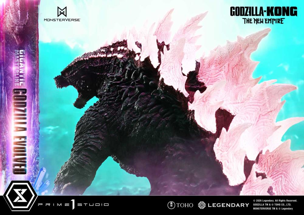 Godzilla x Kong: The New Empire Gigantic Masterline Godzilla Evolved Statue Gallery Image 24