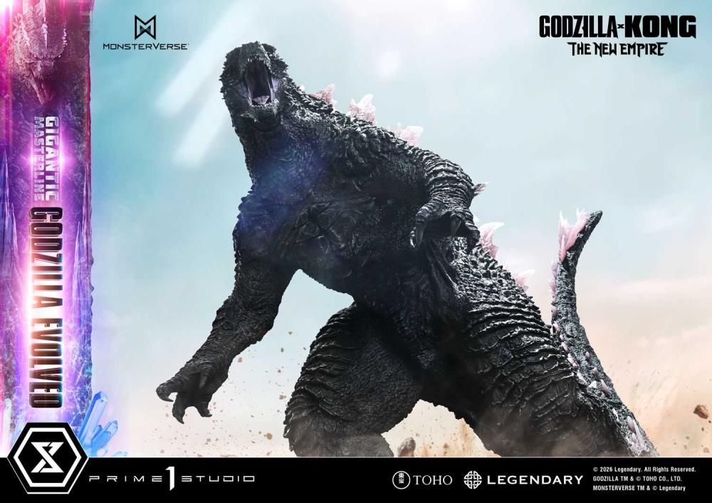 Godzilla x Kong: The New Empire Gigantic Masterline Godzilla Evolved Statue Gallery Image 21