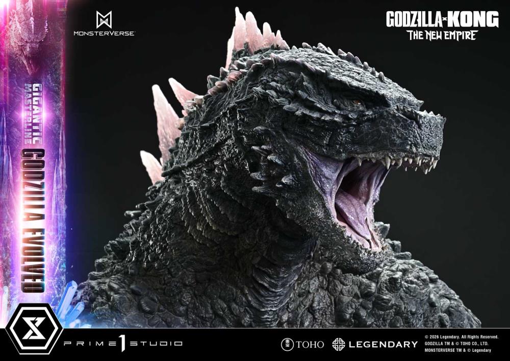 Godzilla x Kong: The New Empire Gigantic Masterline Godzilla Evolved Statue Gallery Image 16