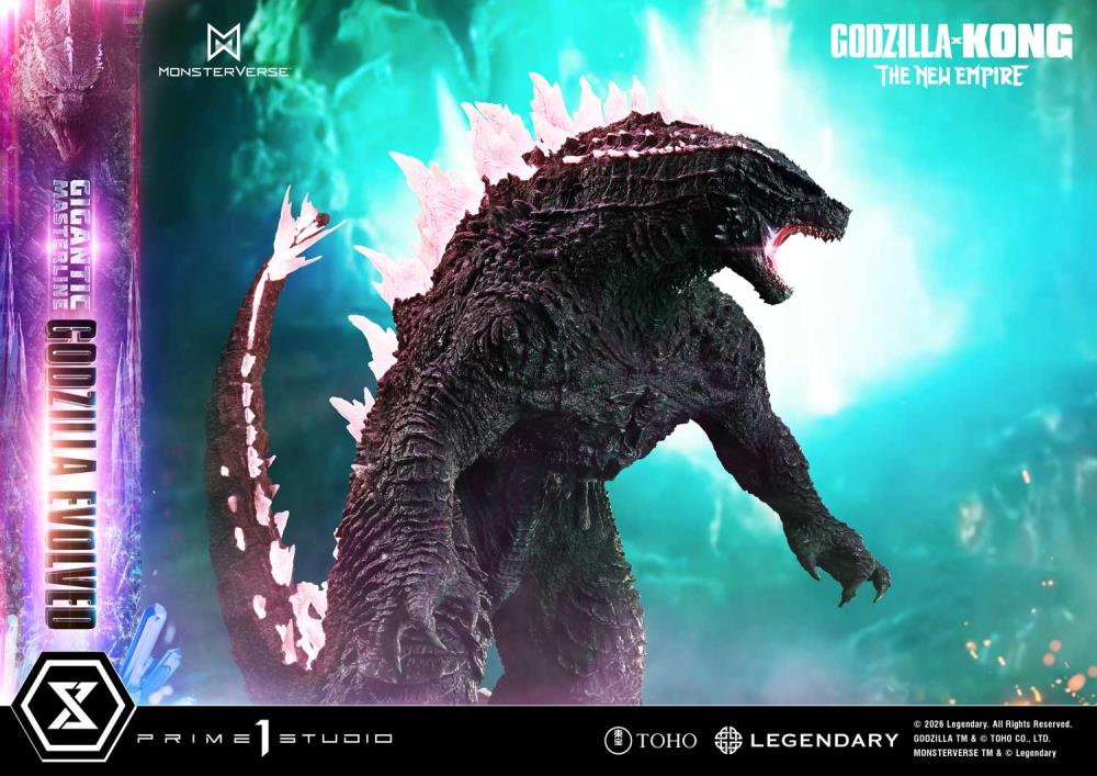 Godzilla x Kong: The New Empire Gigantic Masterline Godzilla Evolved Statue Gallery Image 19