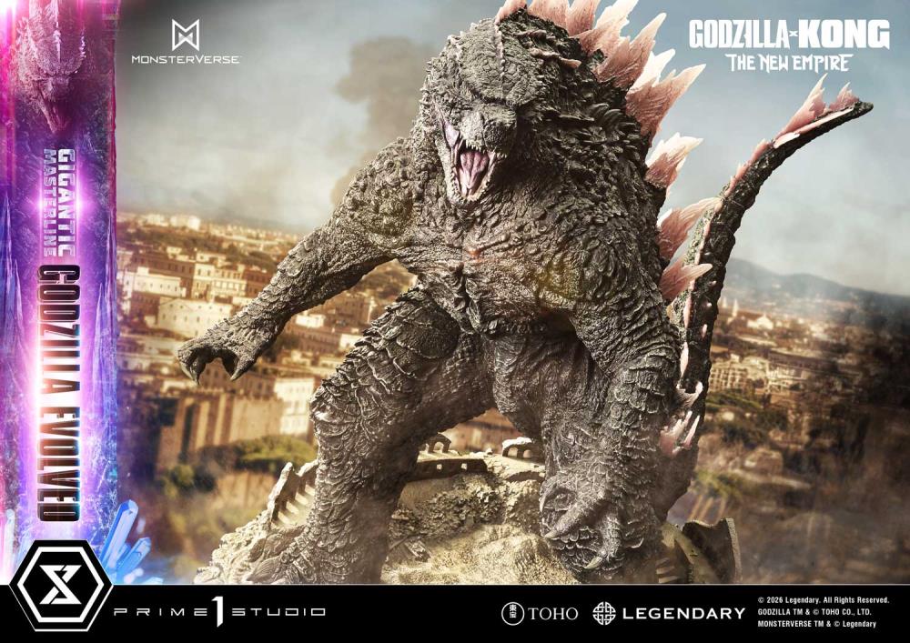 Godzilla x Kong: The New Empire Gigantic Masterline Godzilla Evolved Statue Gallery Image 5