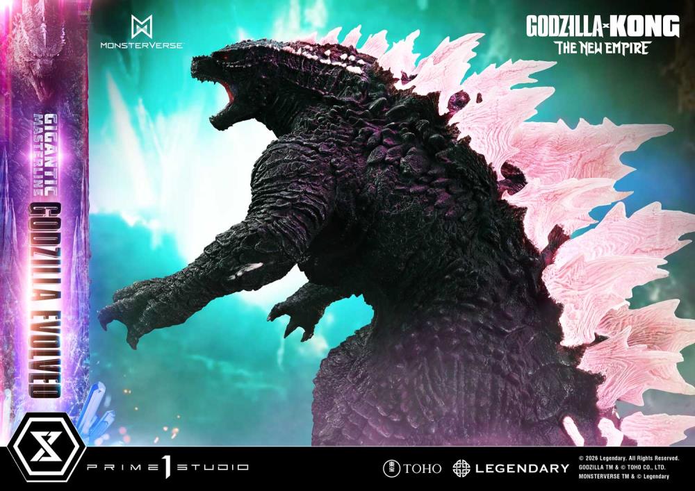 Godzilla x Kong: The New Empire Gigantic Masterline Godzilla Evolved Statue Gallery Image 20