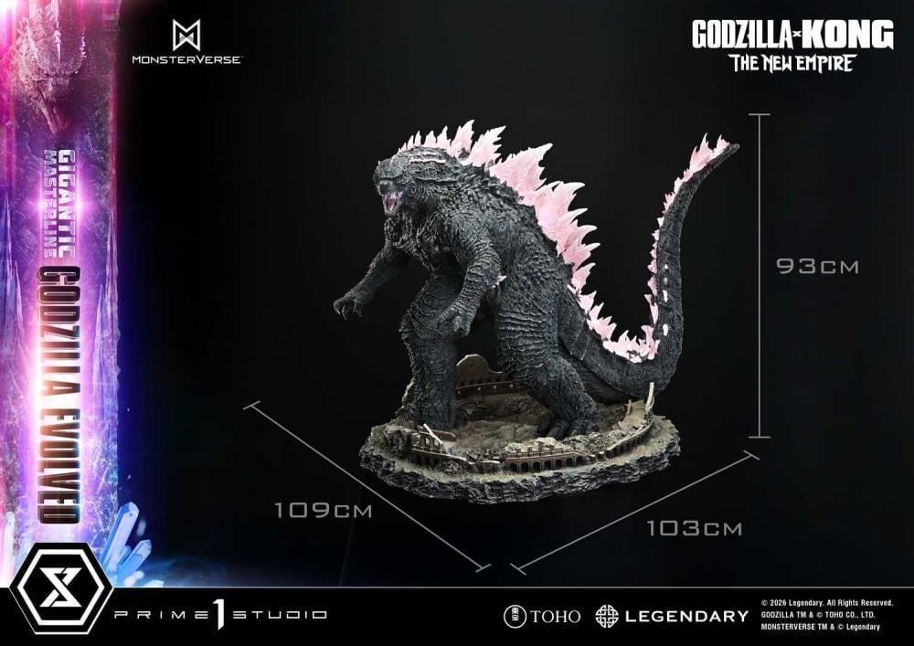 Godzilla x Kong: The New Empire Gigantic Masterline Godzilla Evolved Statue Gallery Image 27