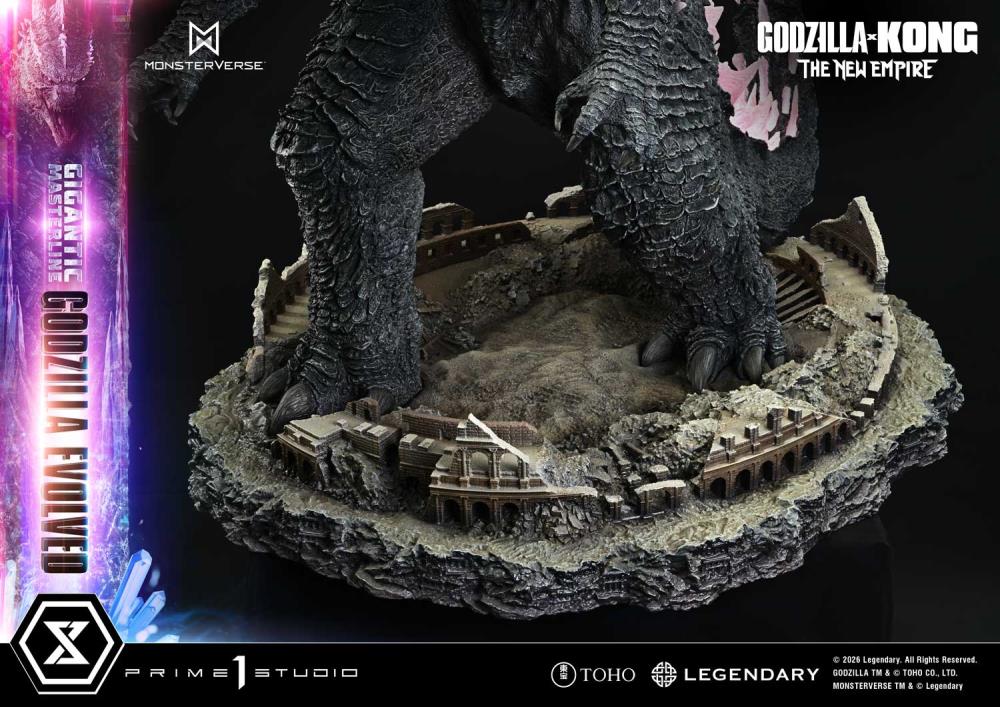 Godzilla x Kong: The New Empire Gigantic Masterline Godzilla Evolved Statue Gallery Image 15