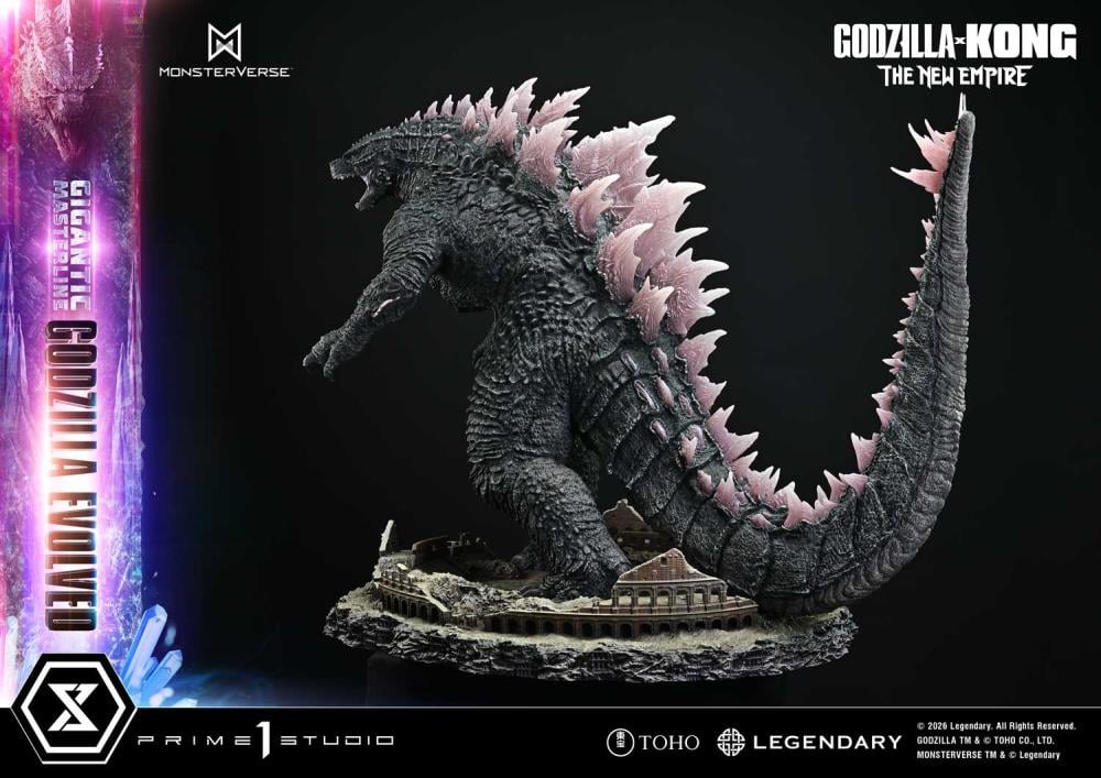 Godzilla x Kong: The New Empire Gigantic Masterline Godzilla Evolved Statue Gallery Image 13