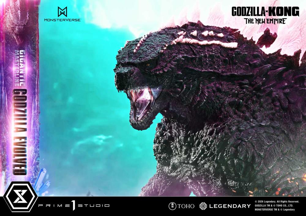 Godzilla x Kong: The New Empire Gigantic Masterline Godzilla Evolved Statue Gallery Image 23