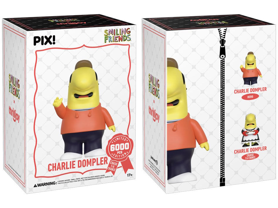 Smiling Friends PIX! Charlie Dompler Limited Edition Figure Gallery Image 9