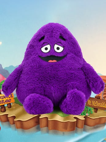 Image of McDonald's Phunny Grimace Plush