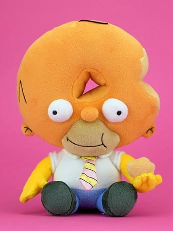 Image of The Simpsons: Treehouse of Horror Phunny Donut Homer Plush