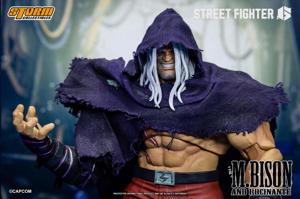 Street Fighter 6 M. Bison & Rocinante 1/12 Scale Action Figure Set Gallery Image 6