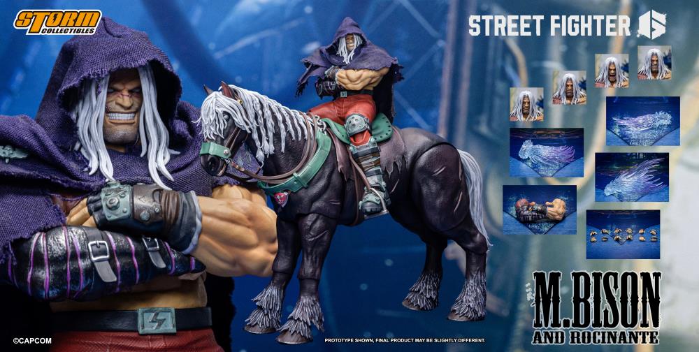 Street Fighter 6 M. Bison & Rocinante 1/12 Scale Action Figure Set Gallery Image 35