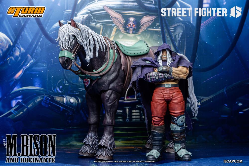 Street Fighter 6 M. Bison & Rocinante 1/12 Scale Action Figure Set Gallery Image 25
