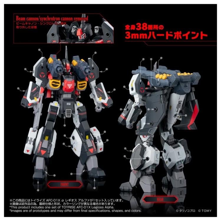 Genesis Climber Mospeada Toyrise AFC-01X Legioss Alpha Action Figure Gallery Image 10