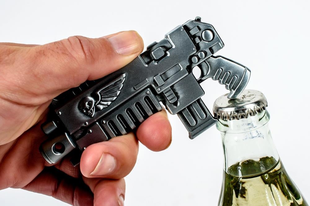Warhammer 40,000 Adeptus Astartes Bolt Rifle Bottle Opener Gallery Image 3