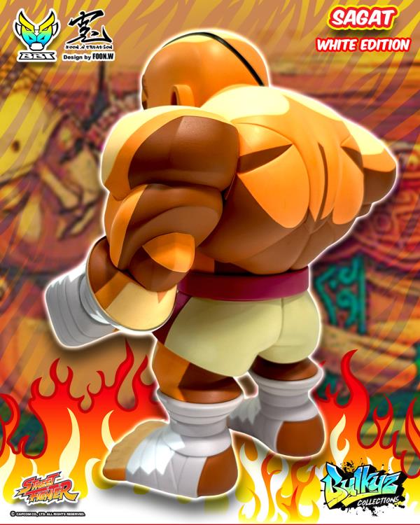 Street Fighter Bulkyz Collection Sagat (White Edition) Limited Edition Figure Gallery Image 5