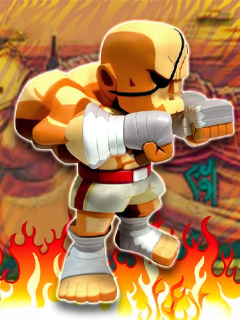 Street Fighter Bulkyz Collection Sagat (White Edition) Limited Edition Figure Gallery Image 2