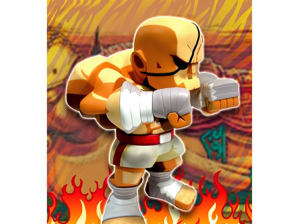 Street Fighter Bulkyz Collection Sagat (White Edition) Limited Edition Figure Gallery Image 1