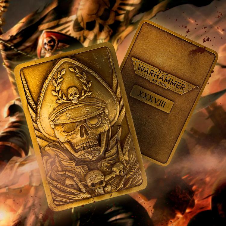 Warhammer 40,000 Astra Militarum Commissar Yarrick Limited Edition Collectible Ingot Gallery Image 5