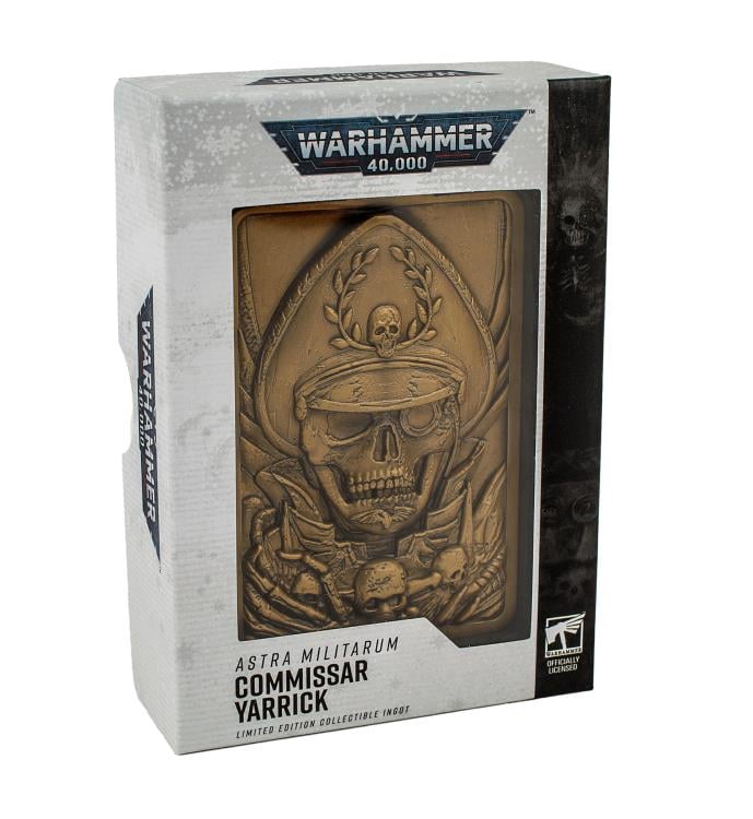 Warhammer 40,000 Astra Militarum Commissar Yarrick Limited Edition Collectible Ingot Gallery Image 6