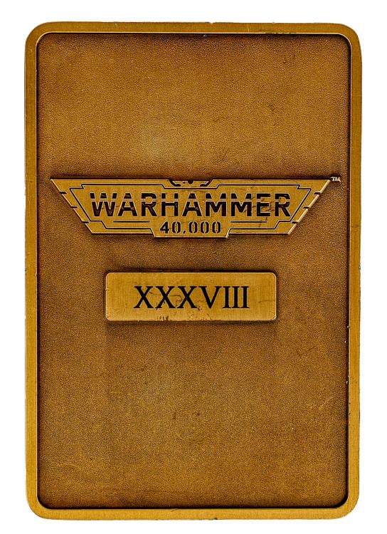Warhammer 40,000 Astra Militarum Commissar Yarrick Limited Edition Collectible Ingot Gallery Image 4