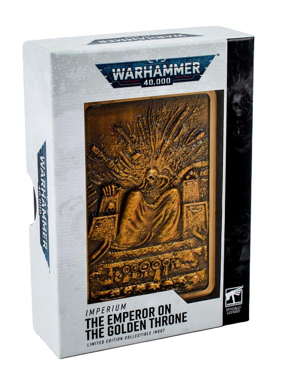 Warhammer 40,000 Imperium The Emperor on the Golden Throne Limited Edition Collectible Ingot Gallery Image 6