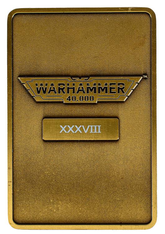 Warhammer 40,000 Imperium Coronation of Roboute Guilliman Limited Edition Collectible Ingot Gallery Image 4