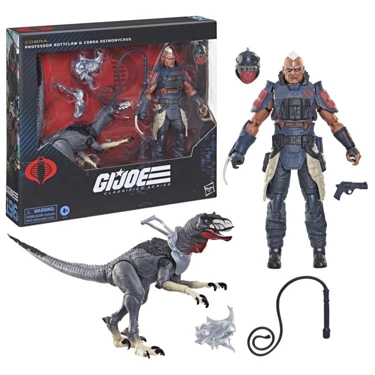 G.I. Joe Classified Series #196 Professor Rottclaw & Cobra Deinonychus Action Figure Set Gallery Image 22