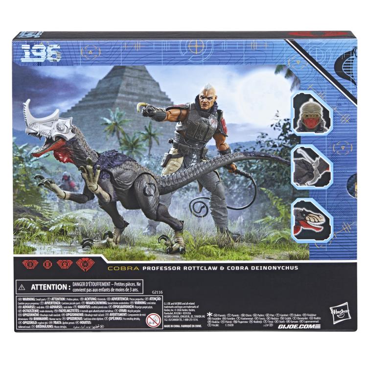 G.I. Joe Classified Series #196 Professor Rottclaw & Cobra Deinonychus Action Figure Set Gallery Image 24