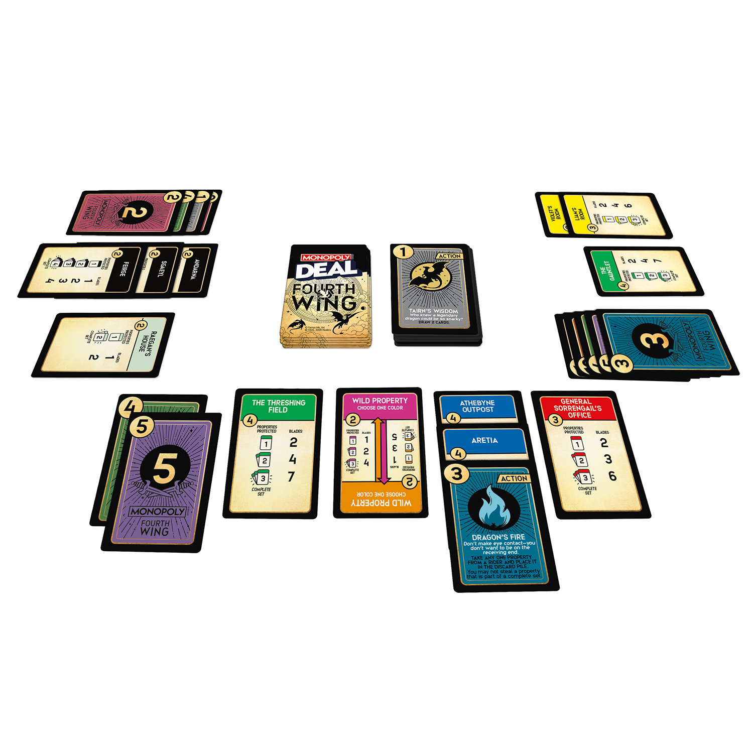 Monopoly Deal: Fourth Wing Card Game Gallery Image 4