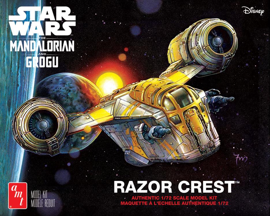 Star Wars: The Mandalorian & Grogu Razor Crest 1/72 Scale Model Kit Gallery Image 3