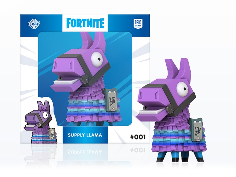 Fortnite Cosbi #001 Supply Llama 3-Inch Figure