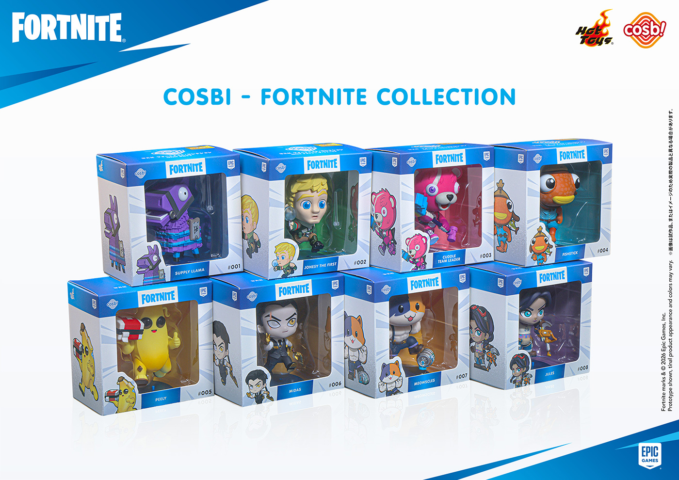 Fortnite Cosbi #002 Jonesy the First 3-Inch Figure
